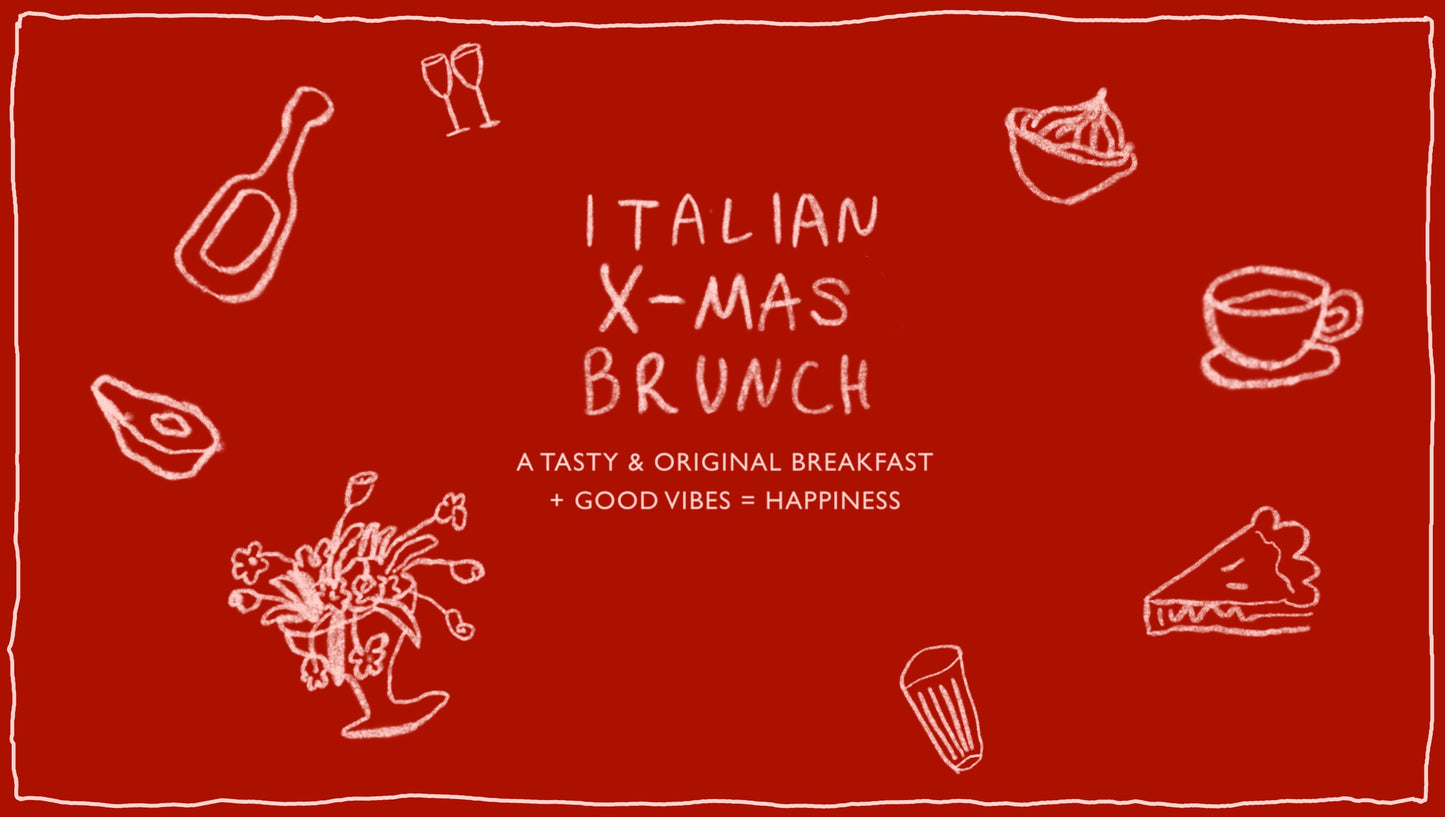 ITALIAN XMAS BRUNCH: 5-course breakfast on Saturday 21 December