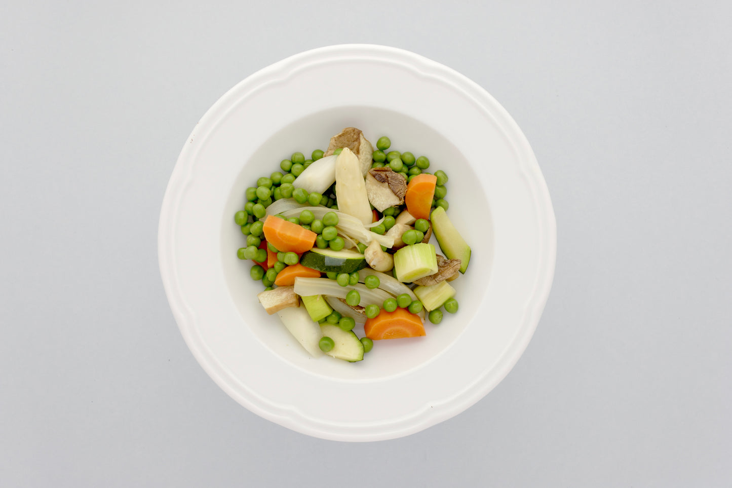 Steamed vegetables - spring edition