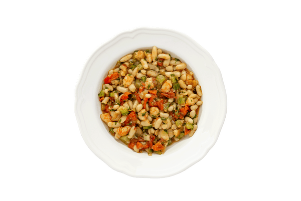 Beans Salad with Shrimps